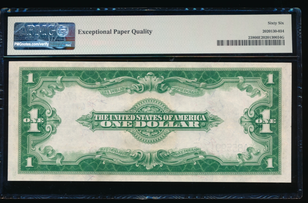 1923 $1 Silver Certificate PMG 66EPQ