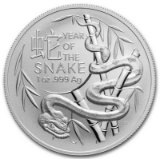 2025 Australia Lunar Year of the Snake 1oz Silver Coin