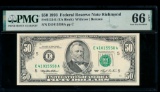 1993 $50 Richmond FRN PMG 66EPQ