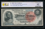 1886 $2 Silver Certificate PCGS 62