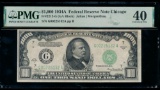 1934A $1000 Chicago FRN PMG 40