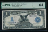 1899 $1 Black Eagle Silver Certificate PMG 64