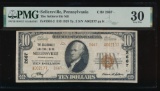 1929 $10 Sellersville PA National PMG 30