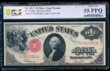 1917 $1 Legal Tender Note PCGS 55PPQ