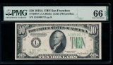 1934A $10 San Francisco FRN PMG 66EPQ