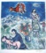Sur La Route Du Village Lithograph