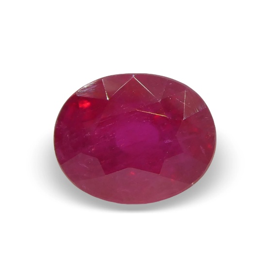 Marvelous GIA Certified 3.36 Ct Natural Red Ruby