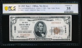 1929 $5 Clifton NJ National PCGS 35