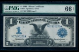 1899 $1 Black Eagle Silver Certificate PMG 66EPQ