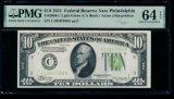 1934 $10 Philadelphia FRN PMG 64EPQ