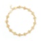 Plated 18KT Yellow Gold Diamond Bracelet