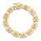 Plated 18KT Yellow Gold 5.05cts Citrine Bracelet