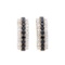 Plated 18KT Yellow Gold and Sterling Silver 2.02ctw Sapphire and Diamond Earrings