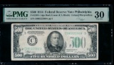 1934 $500 Philadelphia FRN PMG 30