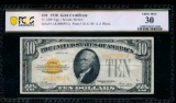 1928 $10 Gold Certificate PCGS 30