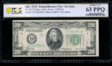 1934C $20 Cleveland FRN PCGS 63PPQ