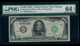 1934A $1000 Chicago FRN PMG 64EPQ