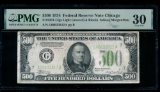 1934 $500 Chicago FRN PMG 30