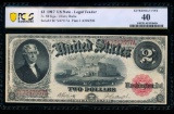 1917 $2 Legal Tender Note PCGS 40