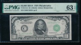1934A $1000 Philadelphia FRN PMG 63EPQ