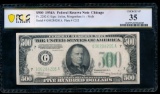 1934A $500 Chicago FRN PCGS 35