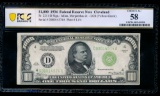 1934 $1000 Cleveland FRN PCGS 58