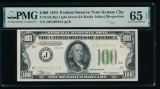 1934 $100 Kansas City FRN PMG 65EPQ