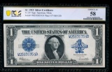 1923 $1 Silver Certificate PCGS 58