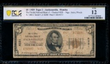 1929 $5 Jackson FL National PCGS 12