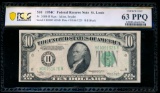 1934C $10 St Louis FRN PCGS 63PPQ