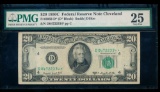 1950C $20 STAR Cleveland FRN PMG 25