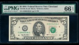 1995 $5 Cleveland FRN PMG 66EPQ