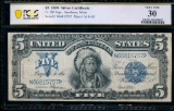 1899 $5 Chief Silver Certificate PCGS 30