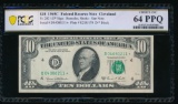 1969C $10 STAR Cleveland FRN PCGS 64PPQ