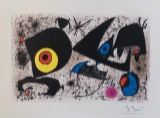Homage to Joan Miro Facsimile Signed Limited Edition Giclee