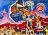Zamy Steynovitz OVER THE CITY Limited Edition Serigraph