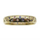 Pretty 0.30 Ct Natural Sapphire Starry Night Ring