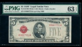 1928F $5 Legal Tender Note PMG 63EPQ