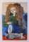 Woman Sitting Cross Legged Giclee