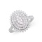 14KT White Gold 1.15ctw Diamond Ring