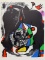 JOAN MIRO REVOLUTION II Original Lithograph by XXieme Siecle in Mourlot Paris