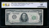 1934A $500 New York FRN PCGS 45