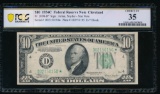 1934C $10 STAR Cleveland FRN PCGS 35
