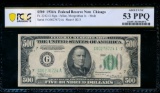 1934A $500 Chicago FRN PCGS 53PPQ