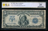 1899 $5 Chief Silver Certificate PCGS 20