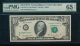 1977A $10 Cleveland FRN PMG 65EPQ