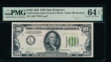 1934 $100 San Francisco FRN PMG 64EPQ