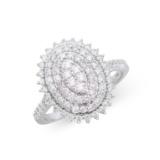 14KT White Gold 1.15ctw Diamond Ring