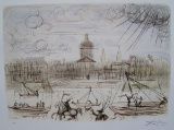 Salvador Dali Academy of France Lithograph