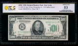 1934 $500 New York FRN PCGS 53